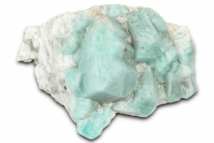 Teal Amazonite Crystal Cluster - Percenter Claim, Colorado #358640